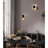 Ścienny kinkiet designerski PAIJAN LE44458 LED 6W 3000K okręgi czarny złoty
