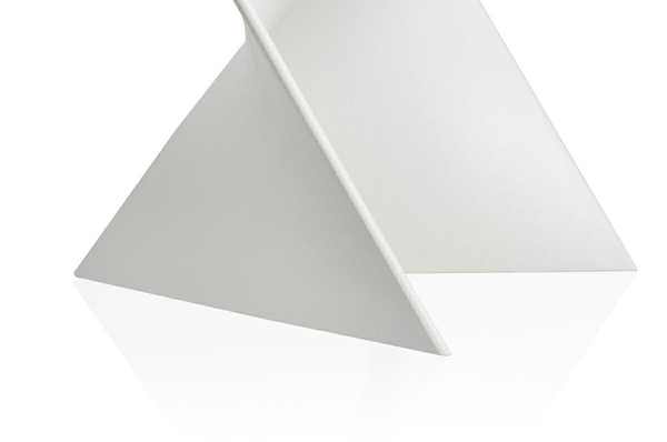 Designerski stolik Zik PC-053.WHITE geometryczny biały