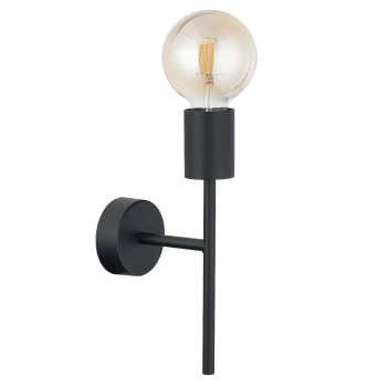 Industrialny kinkiet metalowy Radius 7762 do przedpokoju czarny