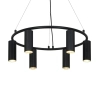Wisząca lampa do salonu Vico 2512323003 metalowe tuby czarne