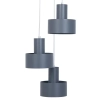 Lampa wisząca nad wyspę Rif 3 41171 do kuchni potrójna grafitowa