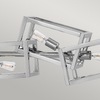 Metalowa wisząca lampa QN-ENSEMBLE6-PN loft nikiel