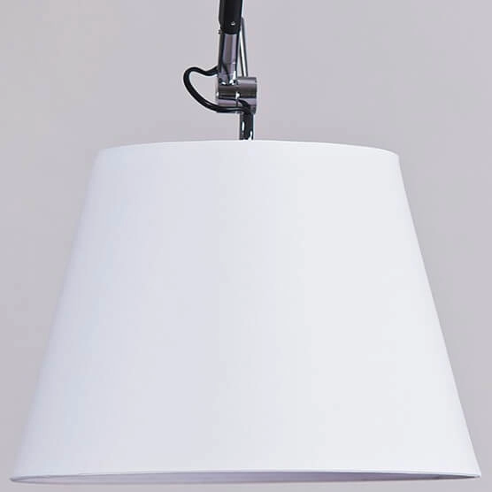 Podłogowa lampa abażurowa Zyta AZ1849+AZ2602 Azzardo salonu czarna biała