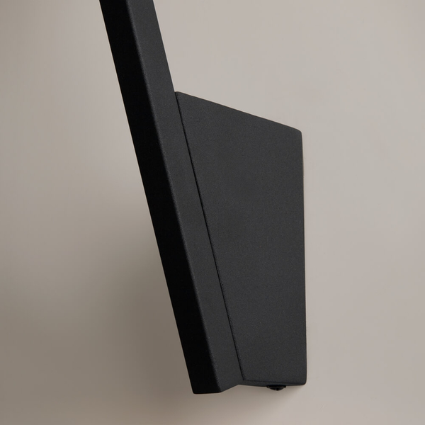 Lampa naścienna do salonu Kazimir MOD175WL-01B Maytoni bańka czarna biała