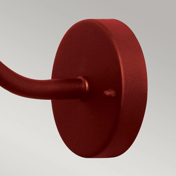 Kinkiet ogrodowy Klampenborg KLAMPENBORG-OXR Elstead IP44 metalowy czerwony