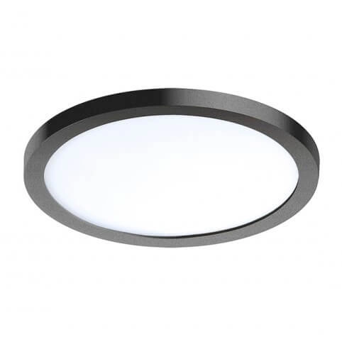 Wpuszczana lampa okrągła Slim LED 24W 3000K IP44 wpust czarny