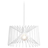 LAMPA wisząca NESS 6767 Nowodvorski industrialna OPRAWA geometryczny ZWIS metalowy biała