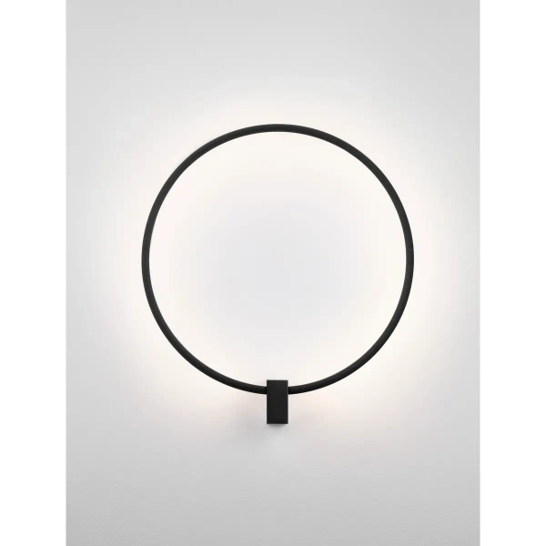 Okrągła lampa ścienna DRASIRA LE45456 LED 21W 2700-4000K czarna