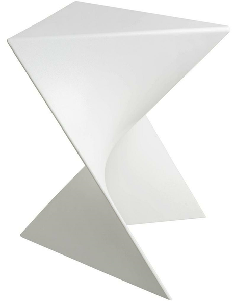 Designerski stolik Zik PC-053.WHITE geometryczny biały outlet  