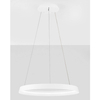 Zwisająca lampa pierścień BATALLAS LE44782 LED 52W 3000K nad łóżko biały