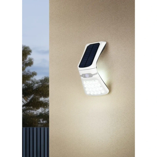 Elewacyjna lampa solarna DIADEMA R23146101 LED 3,5W 4000K IP44 biały szary