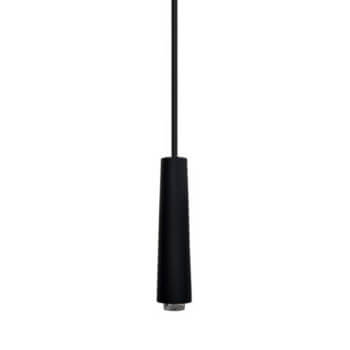 Wisząca lampa podłużna Sura 5120 Shilo tuba do gabinetu czarna