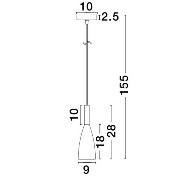 Skandynawska lampa wisząca Moreno LE42106 czarna drewno