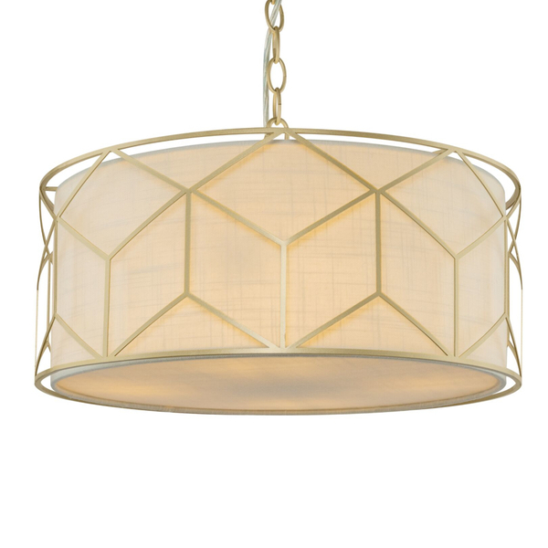 Lampa wisząca Messina H223PL-03G dekoracyjna druciana złota