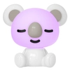 Dziecięca lampka nocna Koala 325648 Polux RGB miś biała szara