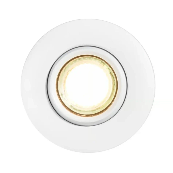 Wpustowe oczko sufitowe UMBERTO 2210100001 do łazienki IP44 biała