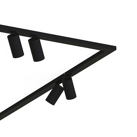 Ruchoma lampa natynkowa Mono 7721 czarna listwa minimalistyczna