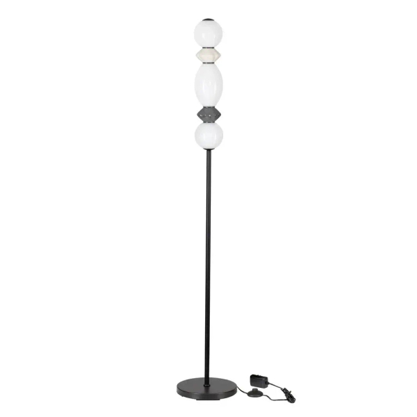 Stojąca lampa do salonu MONRETA LE45237 LED 16W 3000K ceramiczna biała