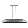 Nowoczesna lampa wisząca Gondola L 40642 Sigma do salonu czarna srebrna