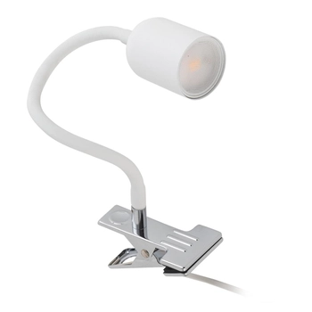 Lampka biurkowa z klipsem Top 4559 TK Lighting na wysięgniku metalowa biała