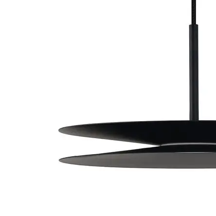 Metalowa lampa wisząca DISC AZ6578 LED 12W 3000K talerz nad stół czarny