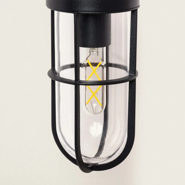 Kinkiet zewnętrzny Gardena Clasica ABR-KZKG-C-E27 Abruzzo IP44 metal czarny