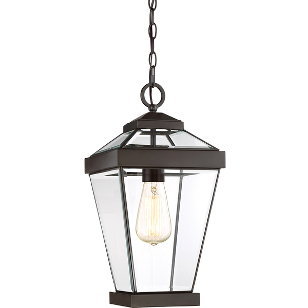 Zewnętrzna lampa wisząca Ravine QZ-RAVINE8-M na łańcuchu IP44 brązowa