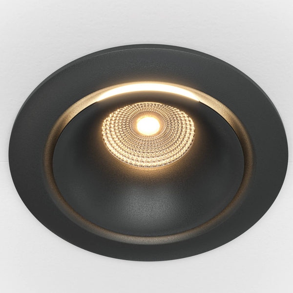 Lampa sufitowa Yin DL031-2-L12B LED 12W 3000K oczko czarne