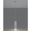 Ceramiczna tuba wisząca SL.0843 lampa do pokoju biała