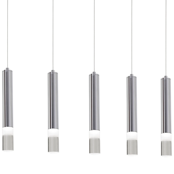 LAMPA wisząca ICE ML323 Milagro zwis OPRAWA listwa sufitowa LED 25W 4000K tuby sople chrom