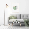 Stojąca lampa metalowa Erena 94556/20 do salonu szara