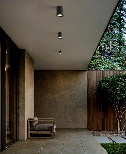 Natynkowa lampa zewnętrzna Cervia OPN-2003-4K Italux LED 9W 4000K IP54 czarny