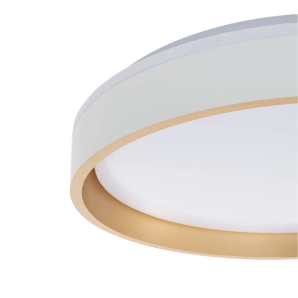 Okrągły plafon sufitowy Sonata ABR-PLOS LED 24W do salonu biały