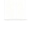 Pierścienie wisząca lampa biała LED 99W 4000K barwa neutralna potrójna SLD/000011/4000/W/L