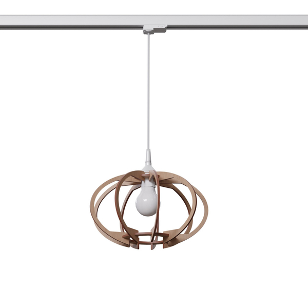 3-fazowa lampa wisząca MANDELINO MYL.00206 z żarówką brązowy biały