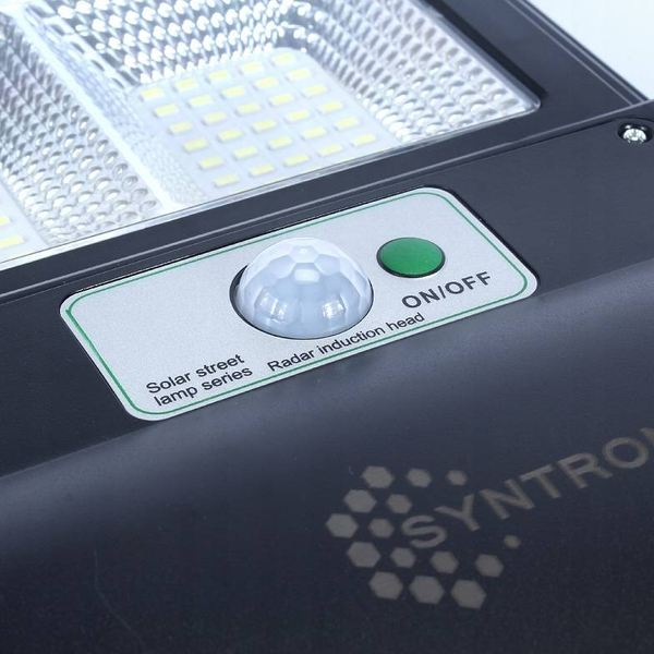 Solarna uliczna latarnia 298 Domeno LED 360W 6000K IP66 metalowa czarna