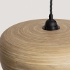 Bambusowa lampa wisząca Boho ABR-LW4-BH-E27 Abruzzo okrąg brązowy