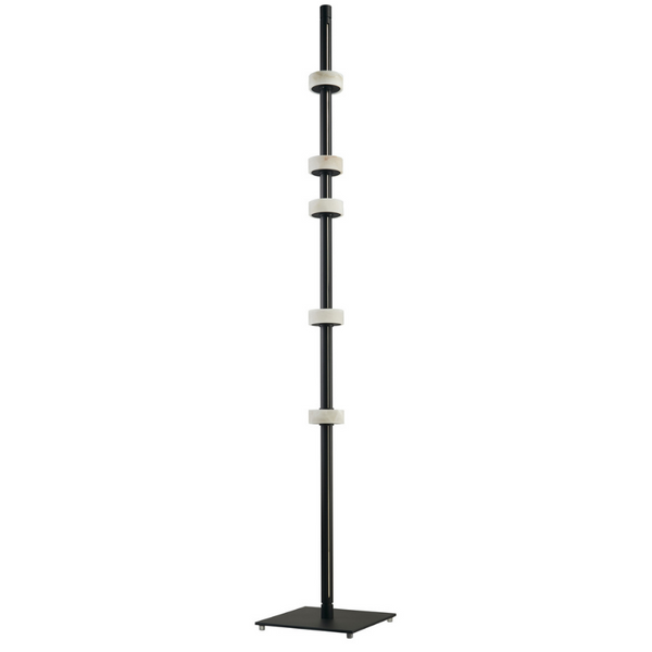 Klasyczna lampa stojąca Ringo ST-8955F Step LED 18W 3000K czarna