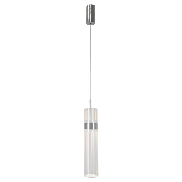 Zwisowa lampa nad stół Ambiente LP-1510/1P CH LED 6W 3000-6000K tubka chrom