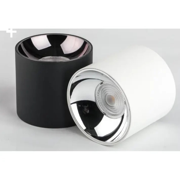 Okrągła lampa sufitowa Vaiolett DL15B-NW downlight LED 15W 4000K czarny