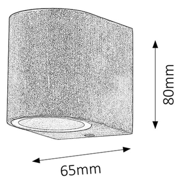 Zewnętrzna LAMPA elewacyjna CHILE 8018 Rabalux metalowa OPRAWA kinkiet do ogrodu IP44 outdoor antyczny brąz
