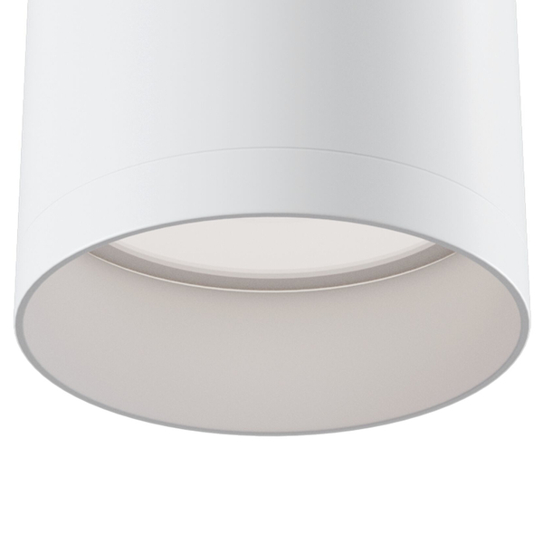 Oprawa stropowa Focus C010CL-01W do przedpokoju tuba biała