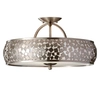LAMPA sufitowa ZARA  FE-ZARA-SF Elstead FEISS zdobiona OPRAWA plafon metalowy stal szczotkowana