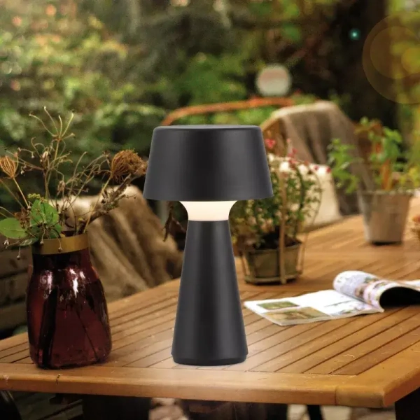 Lampa stołowa ABERA czarna LED 3W 3000K IP54 ściemniana nowoczesna do biura 19260-18