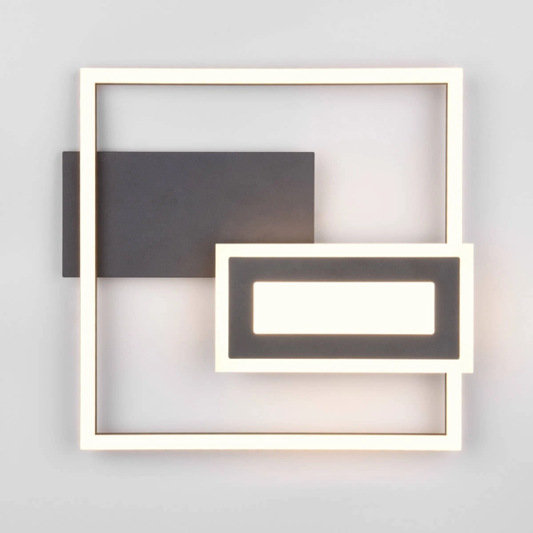 Ledowy plafon Spiro R67862132 RL Light LED 22W 3000K prostokątny czarny