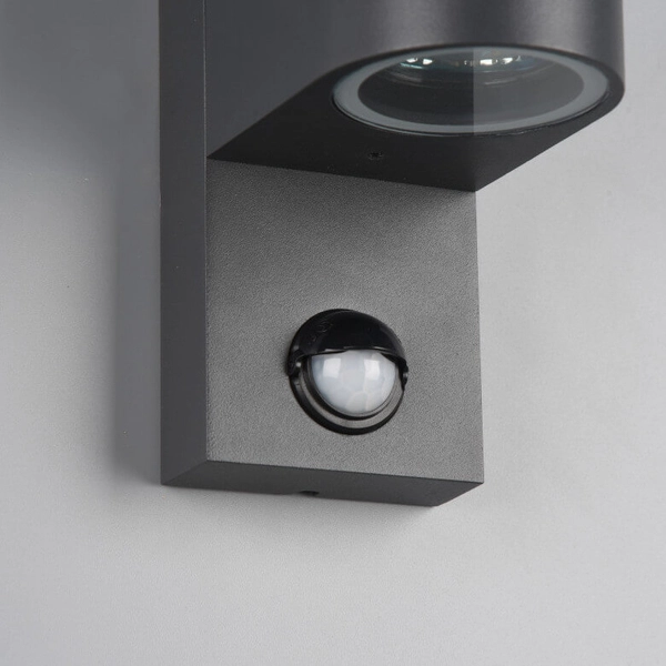 Kinkiet zewnętrzny z czujnikiem ruchu ORVIE DL142214260 IP44 antracyt