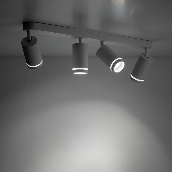 Lampa sufitowa Jet 6917 sopel potrójna do kuchni metalowa biała