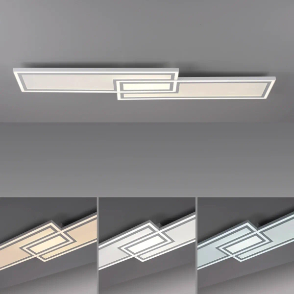 Sufitowa lampa sterowana pilotem EDGING biała 14875-16 1xLED 36W 2700-5000K CCT