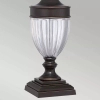 Lampa stojąca QZ-DENNISON-PB na biurko brązowa beżowa