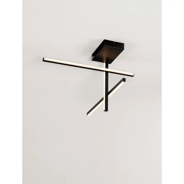 Metalowa sufitowa lampa ZAMERCA LE45484 LED 25W 3200K czarny